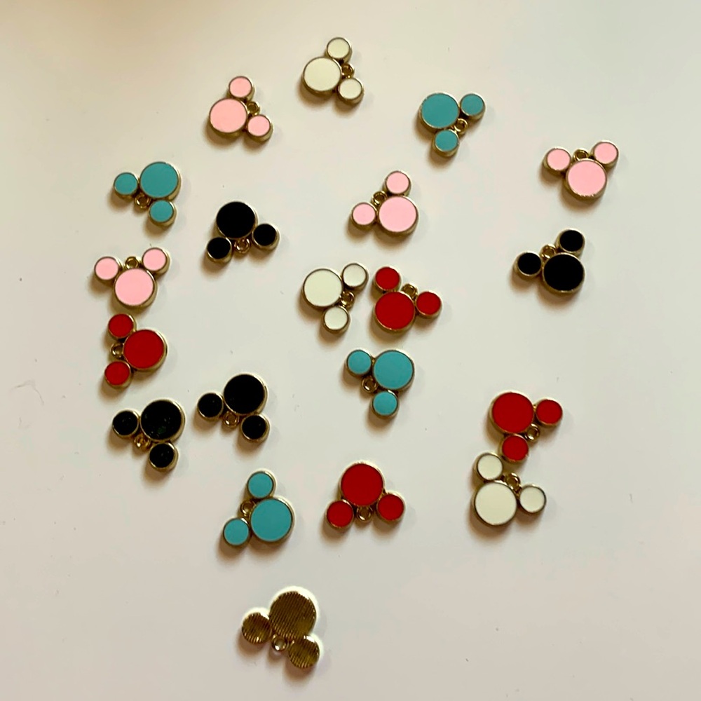 Cute Mickey ear charms  jewelry making necklace bracelet making
